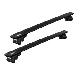 Багажник Thule WingBar EVO на крышу автомобиля Jetour T1 с 2024 г. на стандартный рейлинг (черная крыловидная дуга)