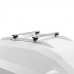 Багажник Thule WingBar EVO на крышу автомобиля KGM Rexton с 2024 г. на стандартный рейлинг (серебристая крыловидная дуга) 710800 + 711400