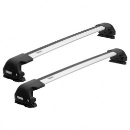 Багажник Thule EVO Edge FixPoint на крышу автомобиля Mitsubishi L200 с 2024 г. в штатное место (серебристая крыловидная дуга)