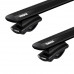 Багажник Thule WingBar EVO на крышу автомобиля KGM Rexton с 2024 г. на стандартный рейлинг (черная крыловидная дуга) 710800 + 711420